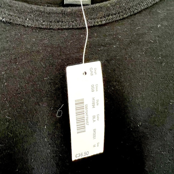 J crew Black full sleeve round neck t shirt - Picture 3 of 3